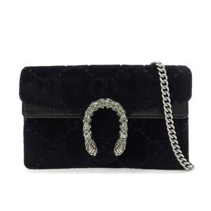 Gucci Dionysus Velvet Black Velvet Handbag